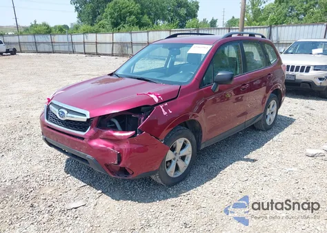 2016 Subaru Forester 2.5I from USA, damaged, VIN JF2SJABC2GH511127